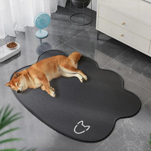 Technical Cold-feeling Cat Pad Pet Mat Ice Silk Summer Sleeping Pad for Cats Dogs Non-slip Bottom Easy to Clean Washable Heat