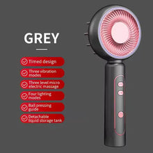 Load image into Gallery viewer, Electric Massage Hair Comb Red Light Vibration Head Massager Brushes Promote Smooth Hair Growth Multi Functional Nourish Scalp
