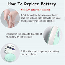 Load image into Gallery viewer, 6 in 1 Electric Nail Trimmer Automatic Nail File Cutter Finger Nail Clippers Manicure Pedicure Tool For Baby Lady Grinder Device
