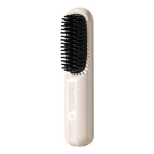 Load image into Gallery viewer, Cordless Straightener Straight Hair Brush Women's Thermal Ion Straightener Travel Adjustable Temperature Ceramic Straightener
