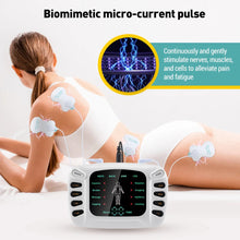 Load image into Gallery viewer, Electric Massage Instrument EMS Tense Machine Pulse Massager Tens Acupuncture Electrical Muscle Stimulator for Neck Back Body
