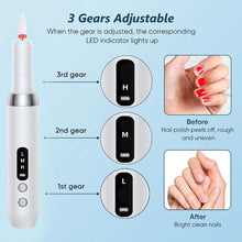 Load image into Gallery viewer, Professional Nail Drill Machine for Acrylic Nails 35000RPM Electric Nail Drills Kit for Manicure Pedicure
