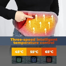 Load image into Gallery viewer, Electric Heating Belt Winter Heater Warmer Cold Protection Uterus Warming Belt Warmers Hot Compress Abdominal Warm Pad
