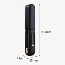 Load image into Gallery viewer, Portable Cordless Hair Straightener Brush 3 Temp Adjustable Negative Ions Hot Brush Electric Curly Hair Styling Detangling Comb
