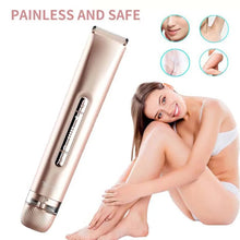 Load image into Gallery viewer, Double Head Electric Shaver Portable Body Epilator 2 in 1 Lady Electric Shaver for Hair Removal Wet and Dry Use
