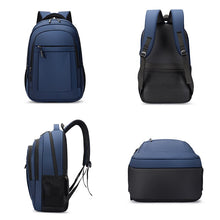 Load image into Gallery viewer, Men's Backpack Multifunctional Rucksack For Male Nylon Laptop 15.6 Inches Backbag Luxury Waterproof Portable Travel Bag Black
