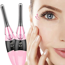 Load image into Gallery viewer, Heated Eyelash Curler Portable USB Rechargeable 4 Temperature Adjustable With LED Digital Display Styling Tool

