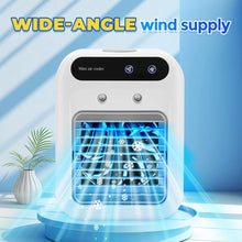 Load image into Gallery viewer, 3 In 1 Fan AIr Conditioner Household Small Air Cooler LED Night Light Portable Humidifier Air Adjustment Fan Office Home Fan New
