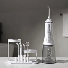 Load image into Gallery viewer, Oral Irrigator Water Flosser 5Modes Portable Dental Water Jet 350ML Water Tank Teeth Cleaner USB Charge Waterproof

