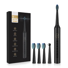 Load image into Gallery viewer, Electric Sonic Toothbrush Rechargeable Electronic Tooth Brushes 5 Brushing Modes IPX7 Waterproof With Replacement Heads
