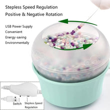 Load image into Gallery viewer, High Speed USB Bead Stringer Reverse Function Electric Bead Spinner for Crafts
