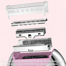 Load image into Gallery viewer, Electric Bikini Trimmer Painless Shaver for Face Legs Underarm Waterproof Portable Women Epilator Lady Shaver for Intimate Areas

