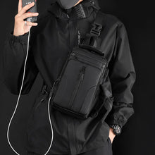 Load image into Gallery viewer, Fashion Men's Chest Bag Shoulder Backpack Waterproof Sling Cross Body Satchel Travel Bags with USB Charging Port Gifts
