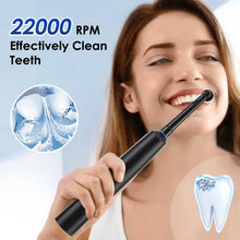 Load image into Gallery viewer, Electric Toothbrush Rechargeable 5 Modes Rotating Sonic Toothbrush Teeth Cleaner For Adults With 4/8 Soft Brush Heads
