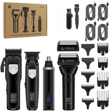 Load image into Gallery viewer, Professional Hair Clipper Set Men's Oil Head Carving Electric Push Shear Electric Shaver Nose Hair Trimmer
