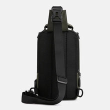 Load image into Gallery viewer, Waterproof Casual Chest Bag Men Multifunction Anti-theft USB Charging Men Crossbody Bag Nylon Canvas Travel Chest Bag Pack Male
