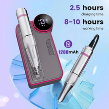 Load image into Gallery viewer, 35000RPM Nail Drill Machine Electric Nail Sander Rechargeable Manicure Machine Professional Milling Cutter For Gel Polishing
