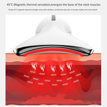 Load image into Gallery viewer, Neck Face Beauty Device Face Lifting Neck Wrinkles Remover 3 Colors LED Photon Skin Tightening Anti Wrinkle Vibration Massager
