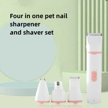 Load image into Gallery viewer, Dog Hair Clippers Grooming For Nail Cutter 4-In-1 Cordless Electric Trimmer Low Noise USB Rechargeable Pet Clippers
