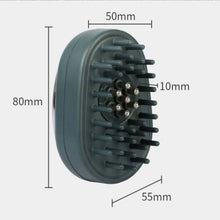 Load image into Gallery viewer, Electric Scalp Massager Portable Compact Relaxation Essential Oil Hair Fluid Comb Head Massager Scalp Applicator Comb for Travel
