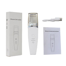 Load image into Gallery viewer, Facial Ultrasonic Skin Scrubber Spatula Blackhead Remover Deep Face Cleaning Lift Machine Peeling Shovel Pore Cleane
