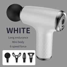 Load image into Gallery viewer, Mini Portable Electric Muscle Massager Waist Fascia Gun Neck And Cervical Back Shoulder Full Body High Frequency Rechargeable
