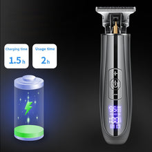 Load image into Gallery viewer, Portable Electric Hair Clipper For Men USB Rechargeable Trimmer LCD Display Barber Ceramic Blade Cutter Razor Shaver Machine
