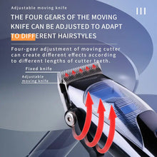 Load image into Gallery viewer, Professional Hair Clipper Adjustable Hair Trimmer For Men Barber Shop Electric Beard Haircut Machine Rechargeable
