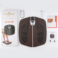 Load image into Gallery viewer, Electric EMS Foot Massager Pad Muscle Stimulator Foot Cushion Foldable Foot Massager Mat With Remote Control for Man Woman
