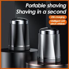 Load image into Gallery viewer, Mini Men’s Electric Shaver Safety Rechargeable Razor Face Beard Trimmer Hair Removal Body Clean Shaving Machine Washable
