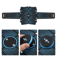 Load image into Gallery viewer, Eletric Muscle Stimulator Abdominal Massager Abs Fitness Equipment Fat Burner Weight Loss Belt Vibrator Abdomen Trainer Sticker
