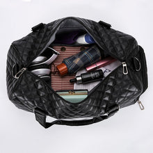 Load image into Gallery viewer, PU Leather Men's Fitness Travel Bag Simple Large Capacity Shoulder Messenger Bag Multifunctional Design Unisex Handbag
