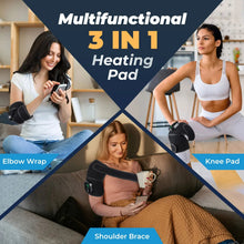 Load image into Gallery viewer, Electric Heating Knee Massager Support Adjustable Heating Knee Belt For Arthritis Joint Injury Shoulder Knee Brace
