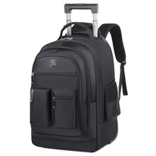 Load image into Gallery viewer, Large Capacity Travel Backpack With Wheels Hidden Pull Rod Waterproof Carry On Luggage Weekend Travel Bag For Men Business Trip
