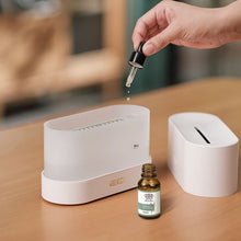 Load image into Gallery viewer, 180ML Air Humidifier Essential Oil Diffuser Aromatherapy Ultrasonic Mist Maker Simulation Flame Lamp USB for Living Room Yoga
