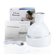 Load image into Gallery viewer, Electric Head Massage Device 3D Stereo Scalp Stress Relax Head Massage Tool Prevent Hair Loss Body Deep Tissue Kneading Massager

