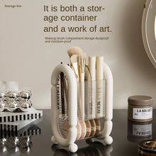 Load image into Gallery viewer, Light Luxury Minimalist Makeup Brush Storage Cylinder Dresser Desktop Eyebrow Pencil Brush Storage Rack

