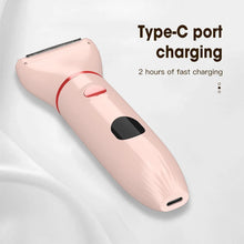 Load image into Gallery viewer, Women's Electric Digital Display Hair Shaver Temples Lip Hair Shaver Body Wash Shaver Private Hair Remover
