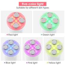Load image into Gallery viewer, RF EMS Beauty Device Microcurrent Radio Frequency Color Light Treatment IPL Skin Rejuvenation Face Lift Anti-aging Facial Massager

