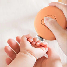 Load image into Gallery viewer, Baby Electric Nail File Manicure Scissors Low Noise Safety Nail Trimmer for Newborn Adults Infant 6 Grinding Heads Toes Fingers
