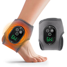 Load image into Gallery viewer, Electric Ankle Massager with Heat 3 Massage Modes 4 Heat Levels Cordless Use for Men Women Sports Recovery Outdoor Use
