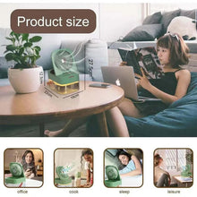 Load image into Gallery viewer, 2.5L Large-capacity Desktop Humidification Spray Fan Portable USB Household Large Wind Silent Humidifier
