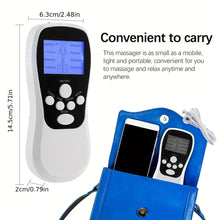 Load image into Gallery viewer, Electric Professional Muscle Stimulator Physiotherapy 8 Modes EMS Unit Machine Electrostimulator Pulse Body Massager Pads
