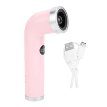 Load image into Gallery viewer, Bladeless Handheld Cooling Fan Digital Display Rechargeable Handheld Bladeless Fan Push Button with Type C Interface for Travel
