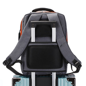 Business Backpack For Men Large Capacity USB Charging Bag Male Multifunction Waterproof Rucksack Fashion Portable Laptop Bagpack