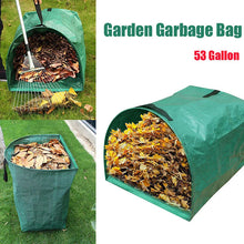 Load image into Gallery viewer, Courtyard Weeds Collection Container Garden Leaves Flowers Waste Storage Bag Large Capacity Handles Fallen Leaves Garbage Bags
