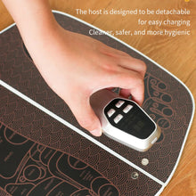 Load image into Gallery viewer, Electric EMS Foot Massager Pad with Remote Control Foldable Foot Circulation Massager 8-Mode Relaxation Tool
