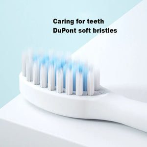 Smart Sonic Electric Toothbrush Teeth Whitening Ultrasonic Vibration Oral Cleaner Tooth Care IPX7 Waterproof  Replacement Heads