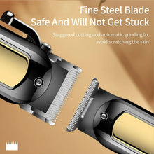 Load image into Gallery viewer, Professional Men's Electric Hair Clipper Multifunctional Hair Trimmer USB Rechargeable Electric Push Cutting Styling Tool
