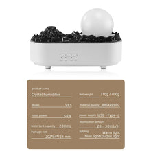 Load image into Gallery viewer, Lava Volcano Humidifier USB Aroma Diffuser with Flame Lamp Mini Desktop Electric Ultrasonic Aromatherapy Essential Oil Diffuser
